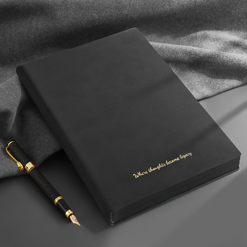 Personalized Customizable Corporate Logo Color Edge Diary Journal 120g Ruled Paper A5 Softcover Leather Notebook