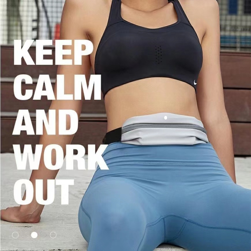 Outdoor Bags Waist Bag Gym Running Belt Travel For Work Out Yogo Mobile Phone Elastic Adjustable Strap Zipper Fanny Pack