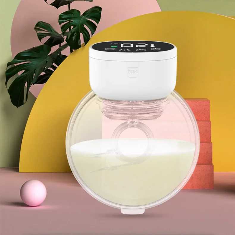 Electric Breast Pump Wearable Electric Breastpump Electric Breast Milk Extractor Wearable BreastPump Charged Breast Milk Pumps X250724
