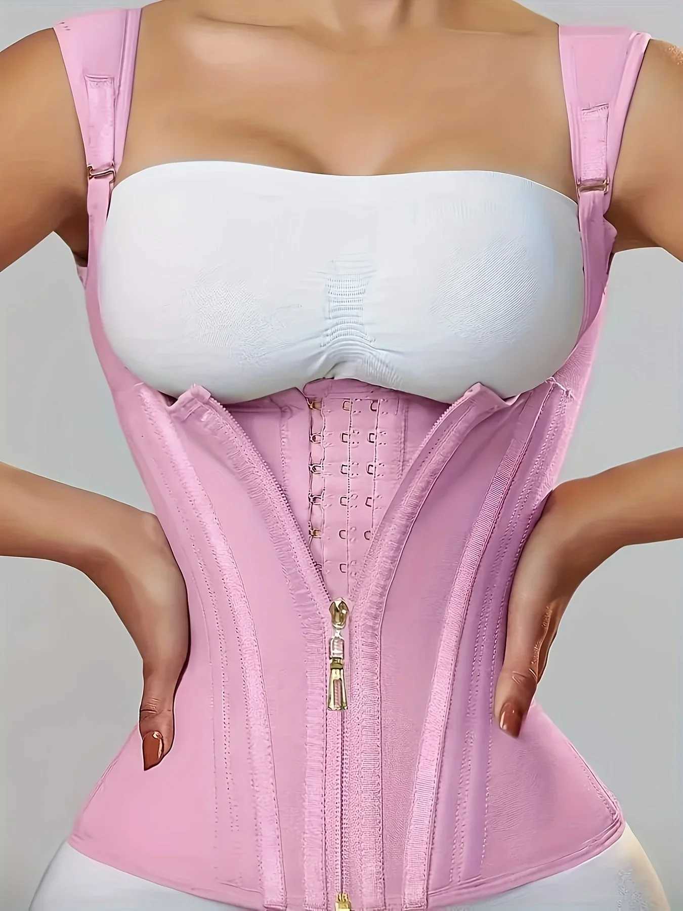 Latex Waist Colombian Shapewear 13 Steel Bone Vest Shaper Shapewear Women Tummy Control Slimming Belt High Compression W250724