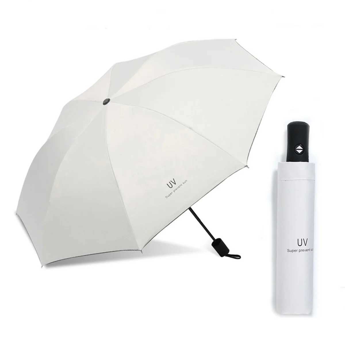 8 Ribs Travel Rain Sun Umbrellas Windproof Multi-color Travel Umbrella Automatic Open And Close R250724