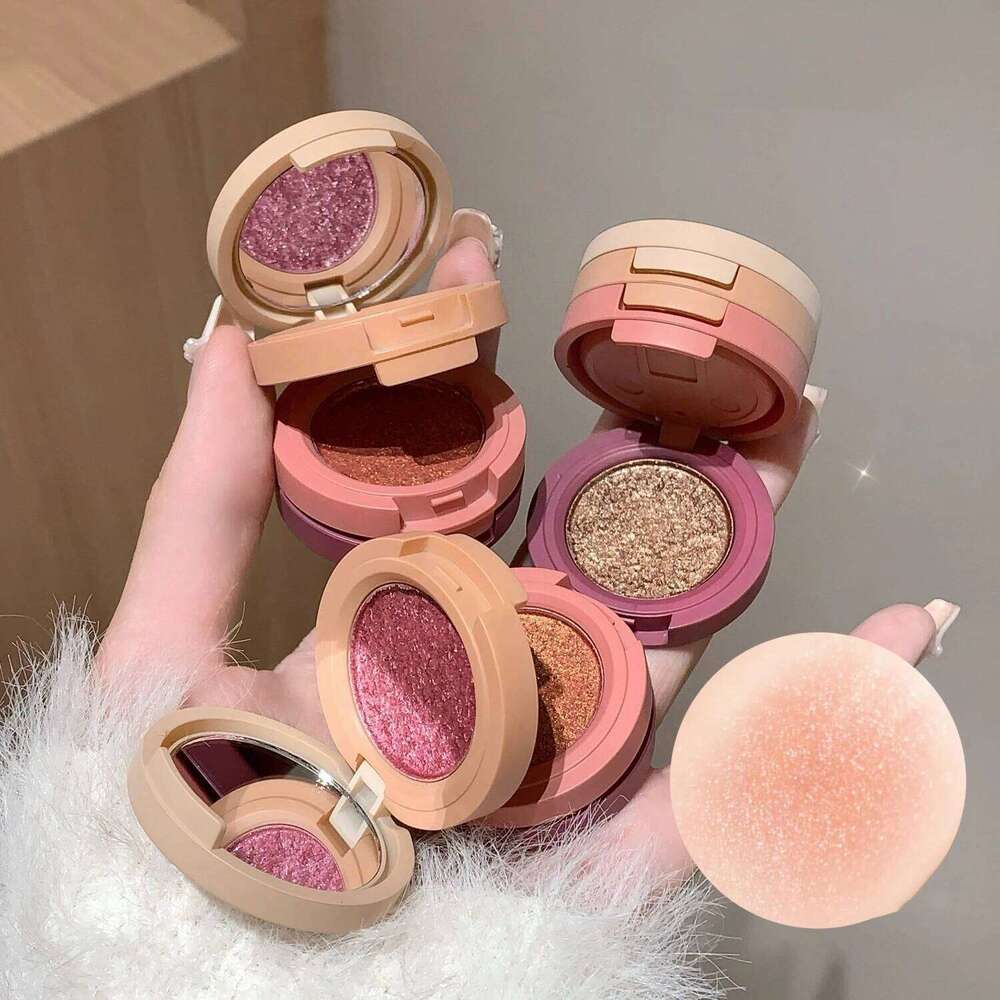 Three Layers Eyeshadow Palette 3 in 1 Glitter Shimmer Matte Eye Shadow Contouring Highlighter Blush Korean Makeup Women Cosmetic X250