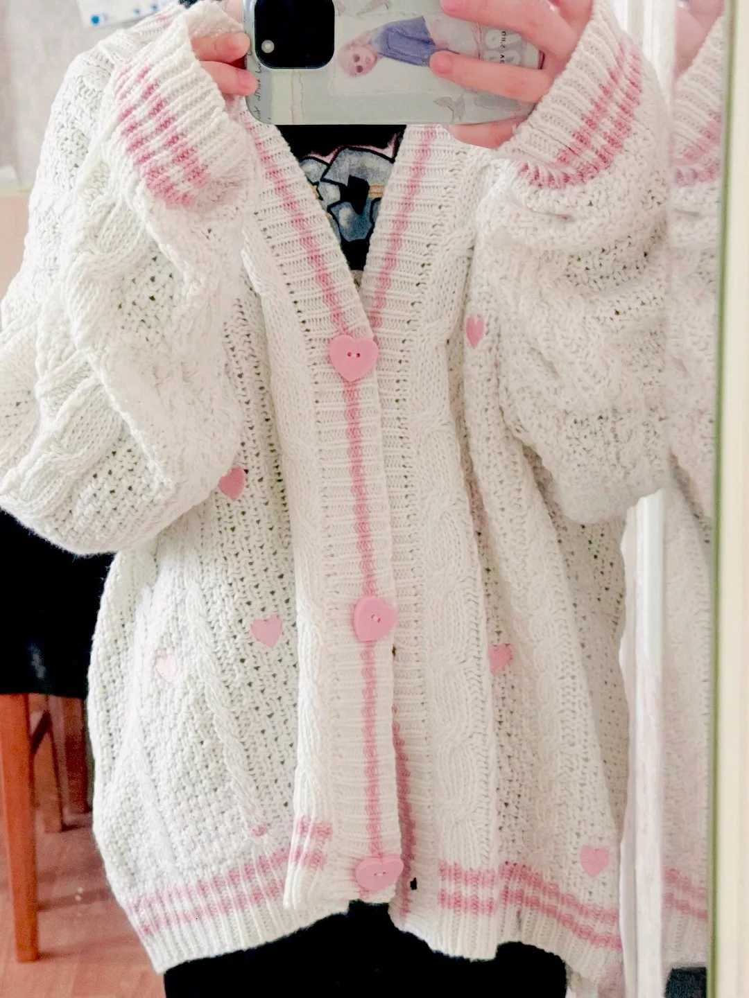 TS Lover Album Knitted Beige Valentine Cardigan Gift X250724