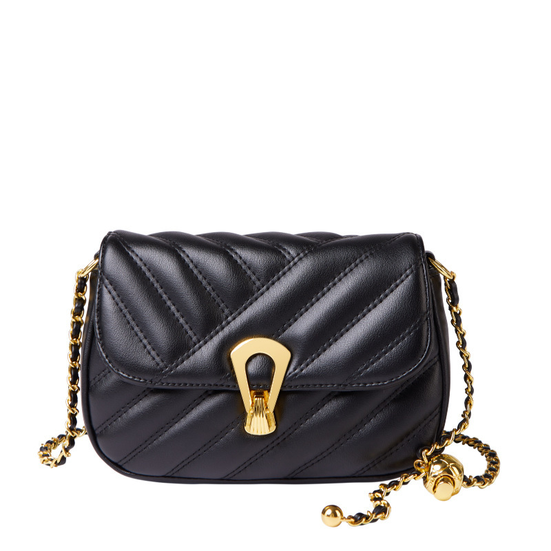Designer Nalan Du 2025 New Genuine Leather Small Crossbody Chain Versatile Trendy Light Luxury Women's Bag