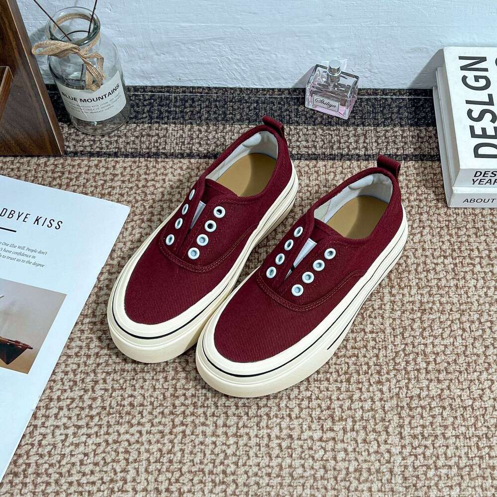 Summer New Thick-Soled Casual for Women, Versatile Flat Shoes with High-End College Style