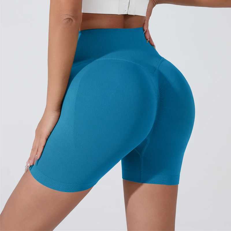 Womens High-Waist Breathable Yoga Shorts for Summer Running Short Tights Leggings Cycling Workout Gym Shorts Sports Shorts XJ250724