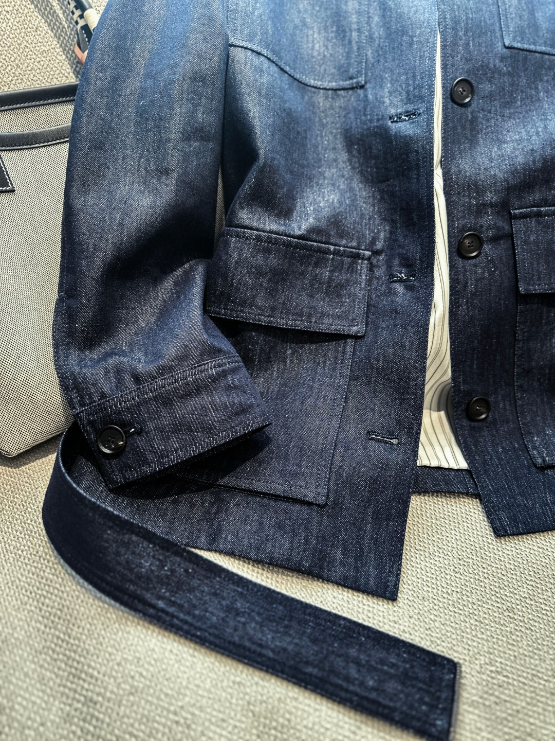 Brand Denim jacket outdoor mens and womens designer brand luxury gift Valentines Fathers Christmas.M132