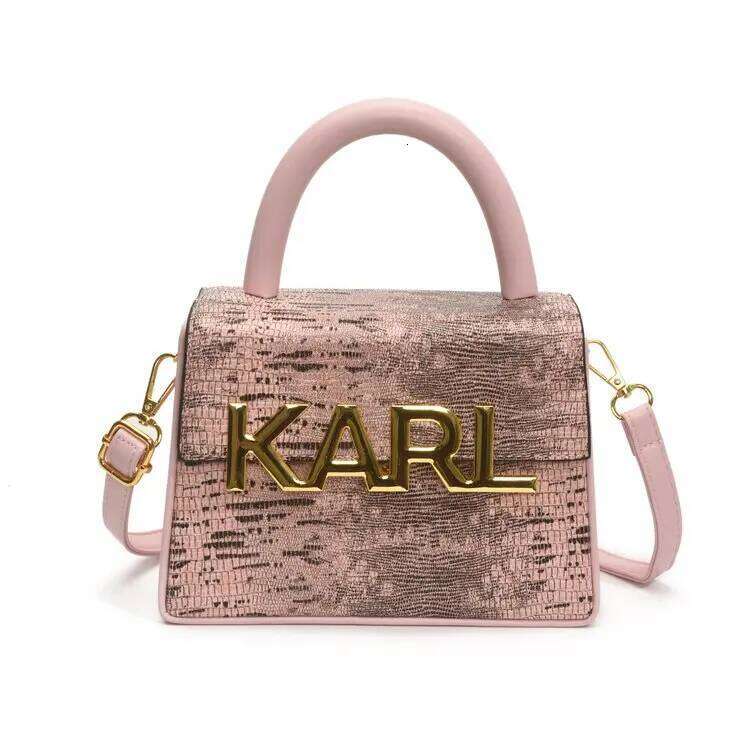 Crocodile-Emed Shoulder Bag- Soft Leather Square Messenger with Color-Block Design for Office/Date Night/Travel