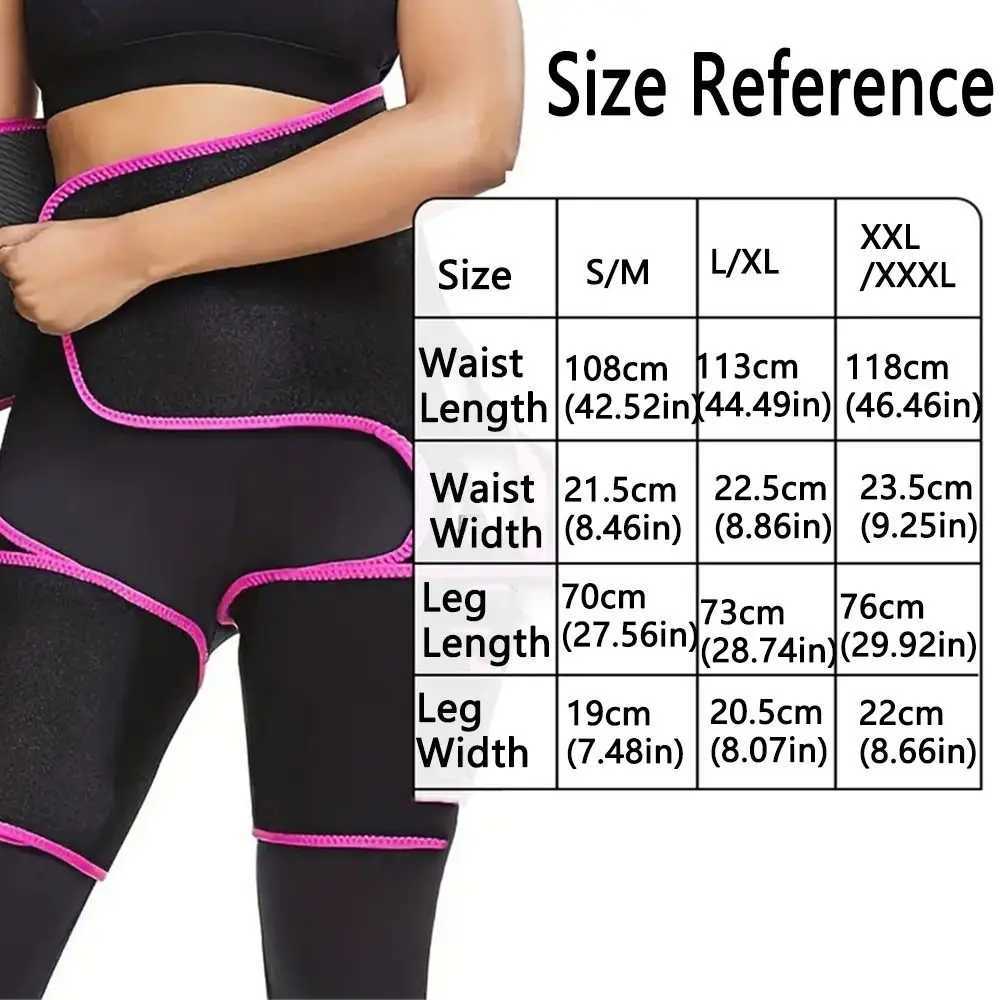 3 In 1 Tummy Control Shapewear Adjustable Breathable Fat Burning Compression Belt Hip-Lifting Tummy ControlW250724