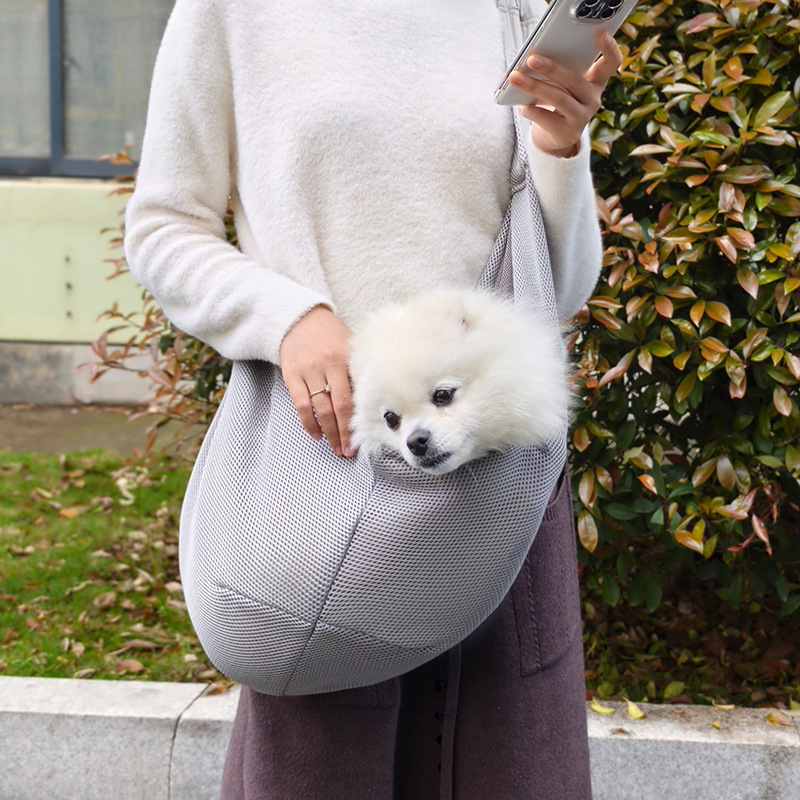 Carrier Outdoor Portable Breathable Crossbody Shoulder Cat Backpack Large Capacity Dog Bag Pet