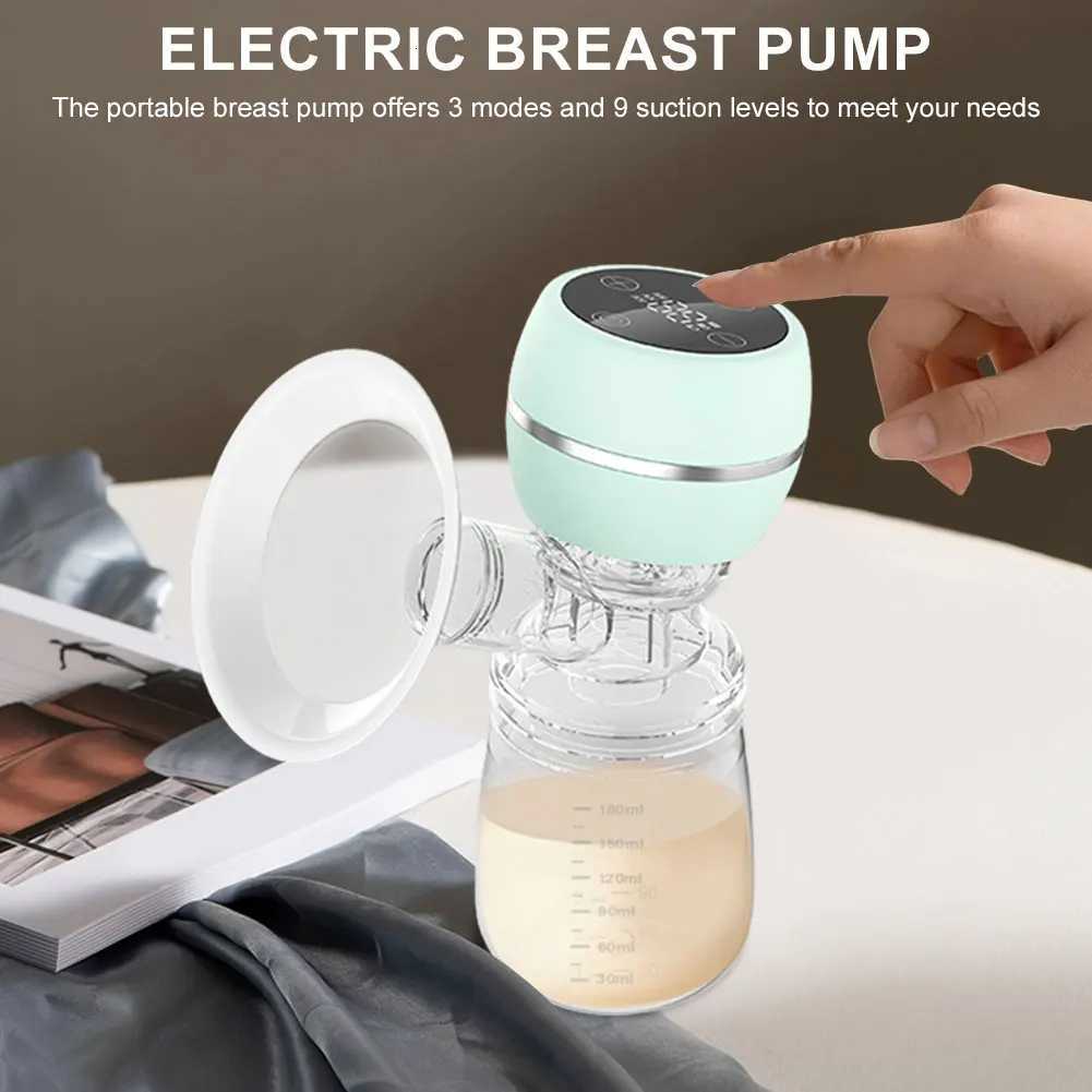 180ML Portable Hands-Free Breast Pump with Touchscreen LED Electric Breastfeeding Pump Portable Milk Extractor for Baby Feeding X250724