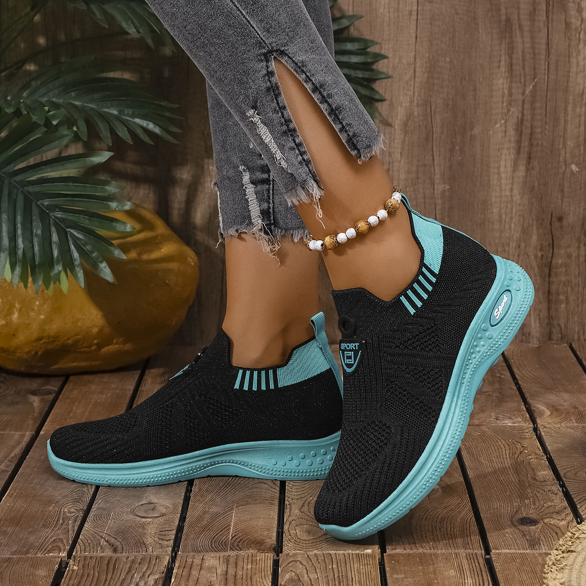 Comfort-Focused Mesh Material Sneakers - Unisex Lightweight Casual Footwear hot-sale products