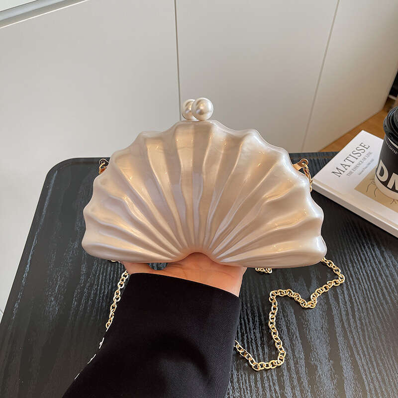 Designer Luxury Evening Diamond Women New Acrylic Shoulder Crossbody Wedding Party Clutch Chain Bag
