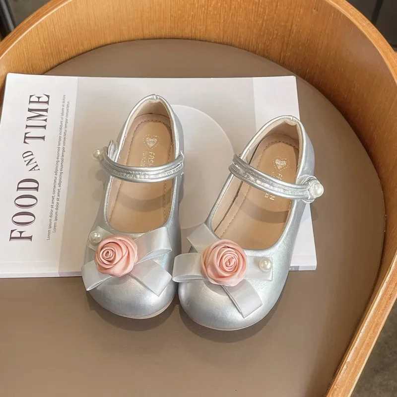 100% Cotton Linen Cotton Linen Cotton Linen for Wedding Par Fashion Sweet Girl Princess Shoes Causal Versatile Childrens Flats Spring Autumn New XJ250