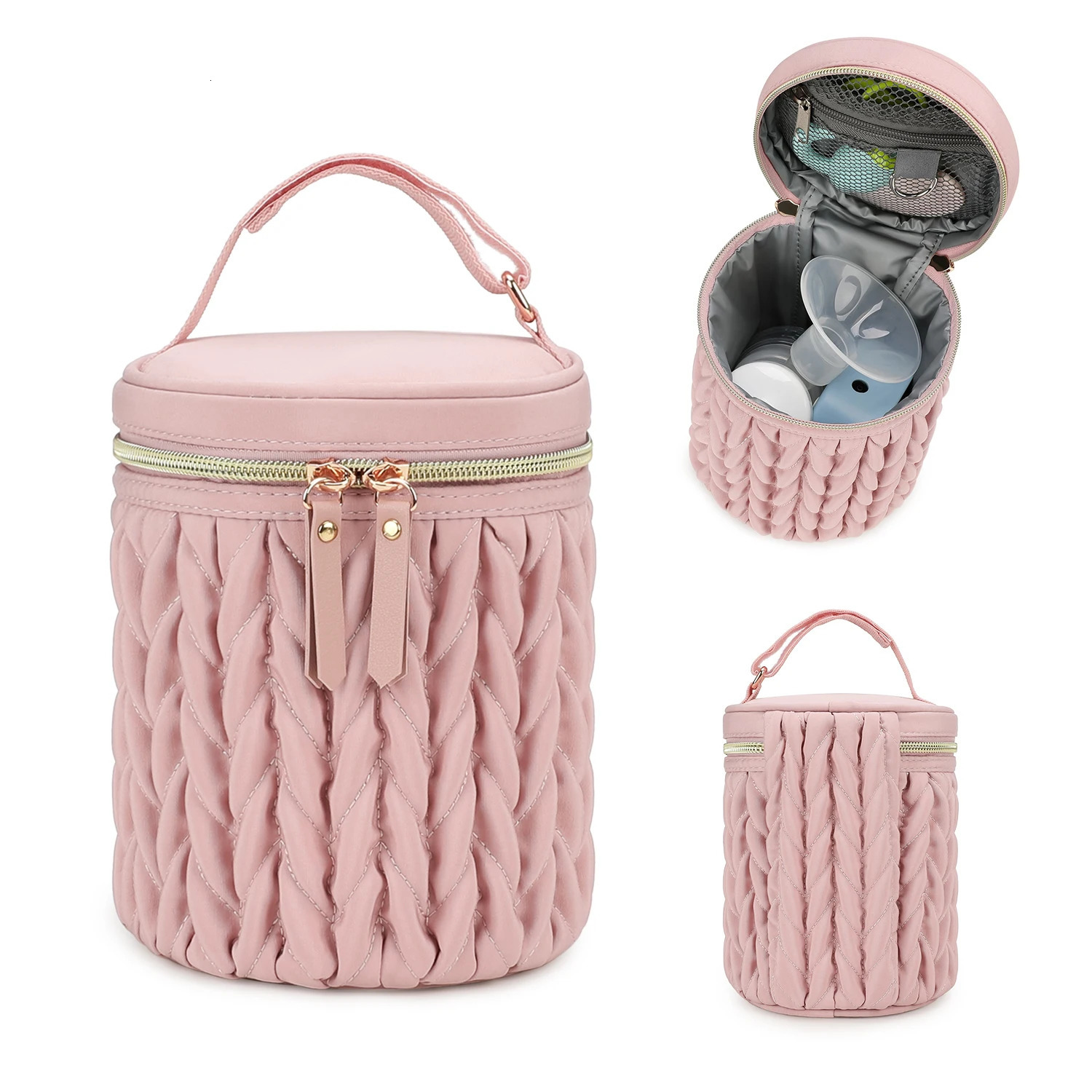 Multifunctional Handbag Small Meal Bag Can Hang Baby Stroller Waterproof Milk Storage and Refrigeration Bag 250724