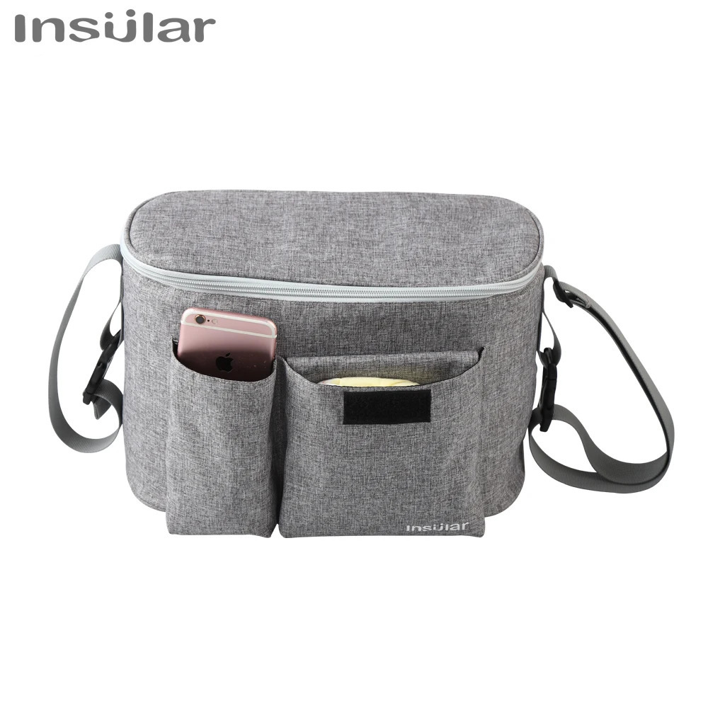 Baby Stroller Bag Nappy Diaper Mummy Carriage Hanging Basket Storage Organizer Travel Feeding Bottle Accessories 250724