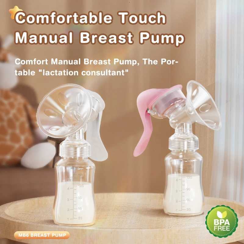 2025 New Breast Pump Baby Nipple Manual Suction Milk Pump Baby Feeding Breast Pumps Milk Bottle Sucking Postpartum Supplies X250724