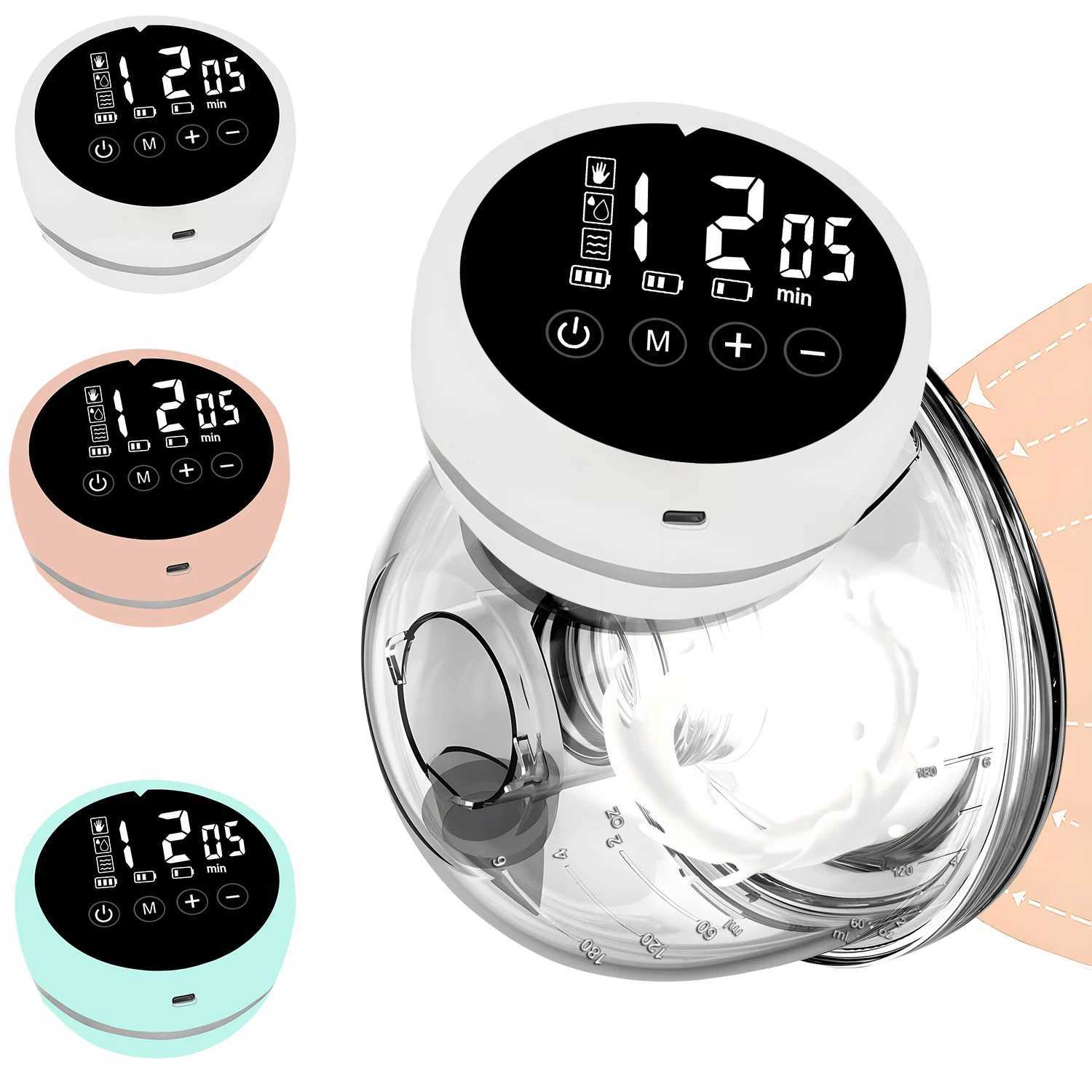 3-Mode Smart USB Charge Wearable Electric Breast Pump Milk Collectors Portable Breast Milk Pump Machine X250724