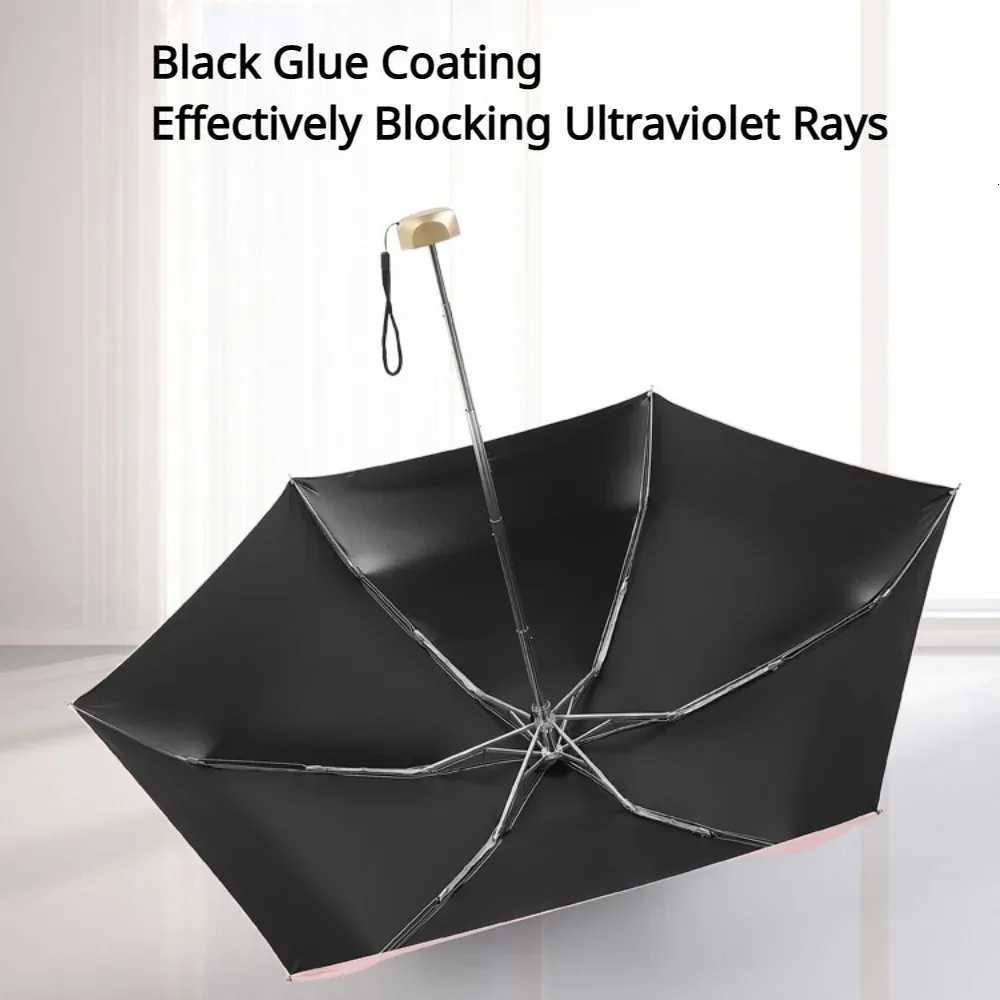 Mini Sun Umbrellas Ultra Light Portable Folding Umbrella Women UV Protection Powerful Windproof and Waterproof Pocket Umbrella R250724