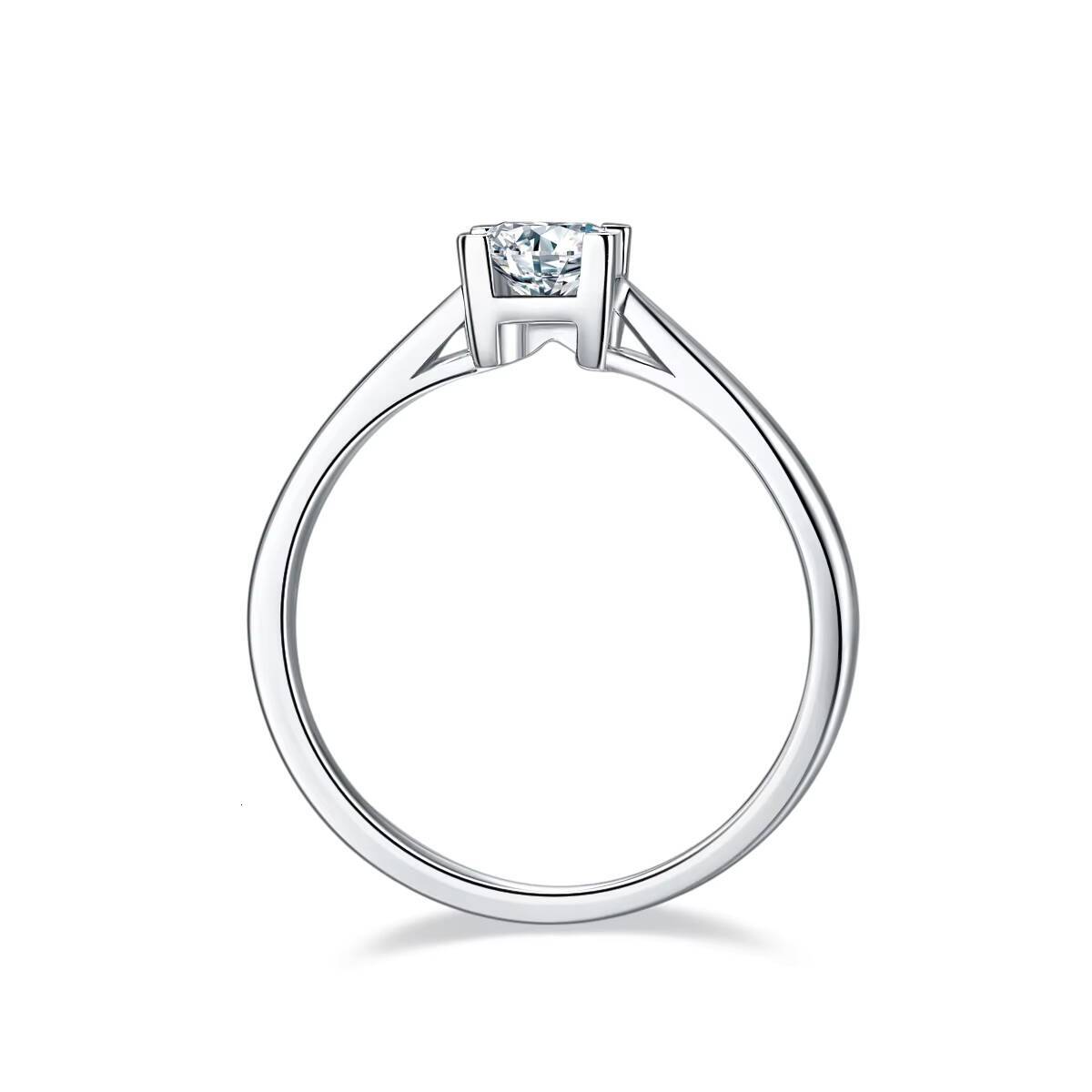 Jewelry High Quality Serendipity Designer Moissanite 925 Sterling Silver Ring 14k 18k Gold Moissanite Ring for Women