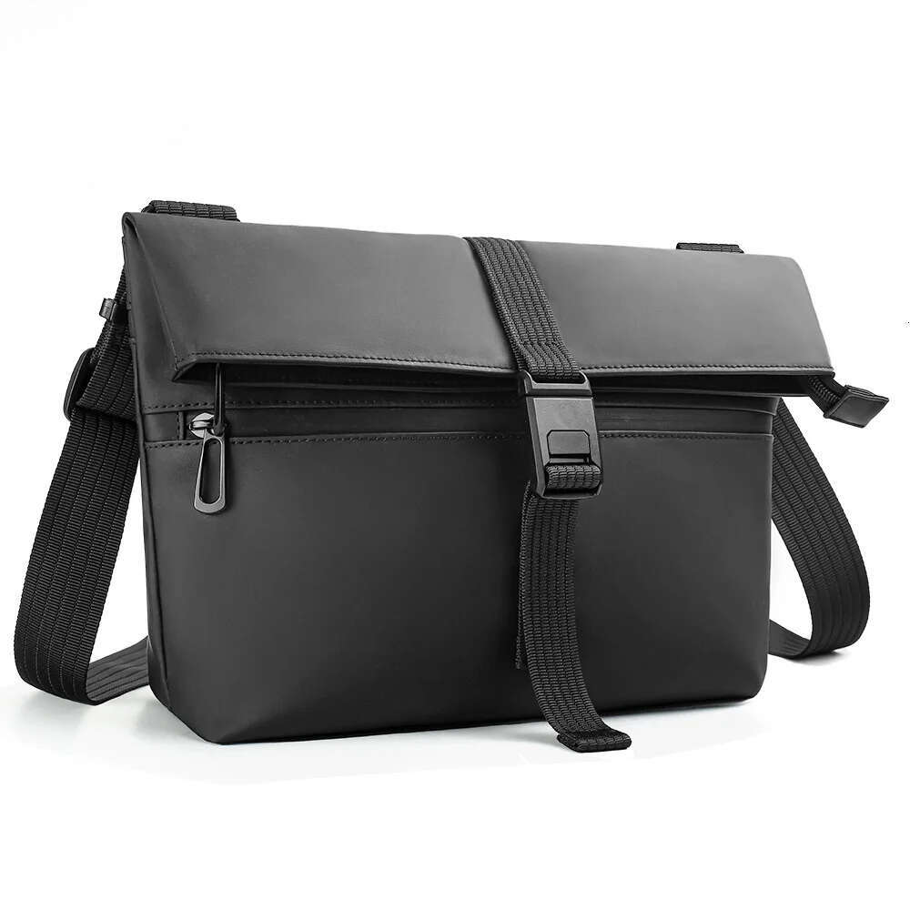 Water Messenger for Men Casual Shoulder Crossbody Male Fit 11 inch iPad Cycling Side Satchel School Bag