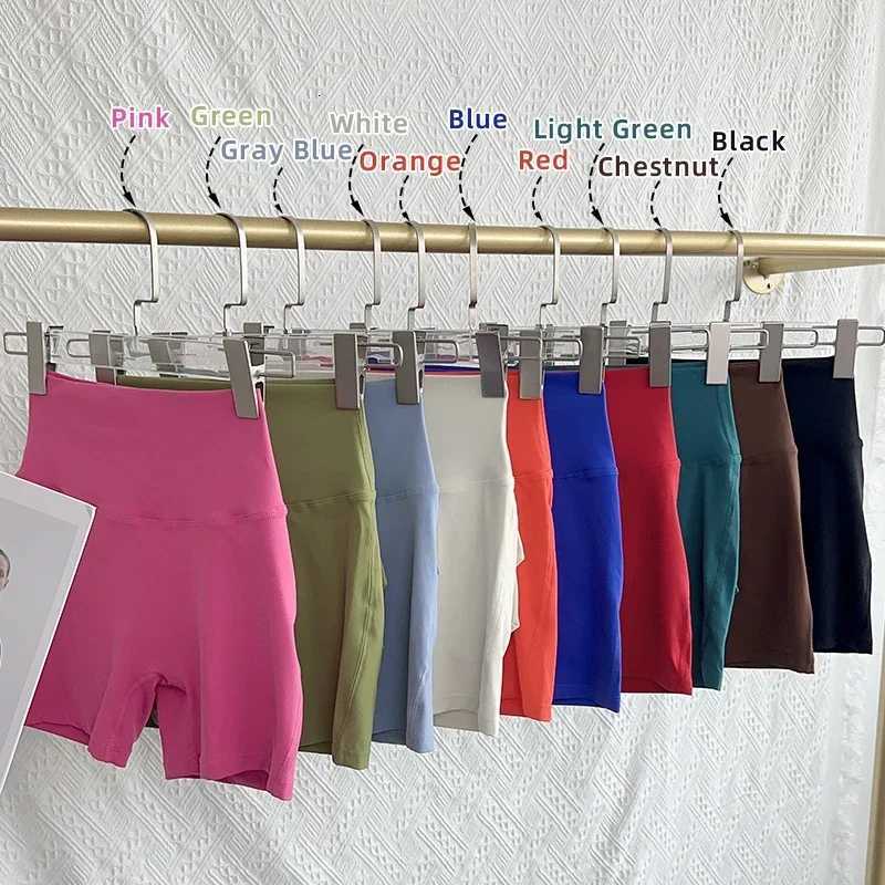Nude High Waist Peach Butt Sport With Pocket Yoga Shorts Leggings Quick Drying Gym Training Outdoor Cycling Sports Shorts XJ250724