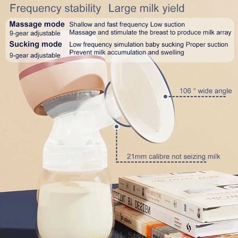 7CE Efficient Breast Single Electric Breastfeeding with Massage Mode I Level Speed Adjustable Skin-Friendly X250724