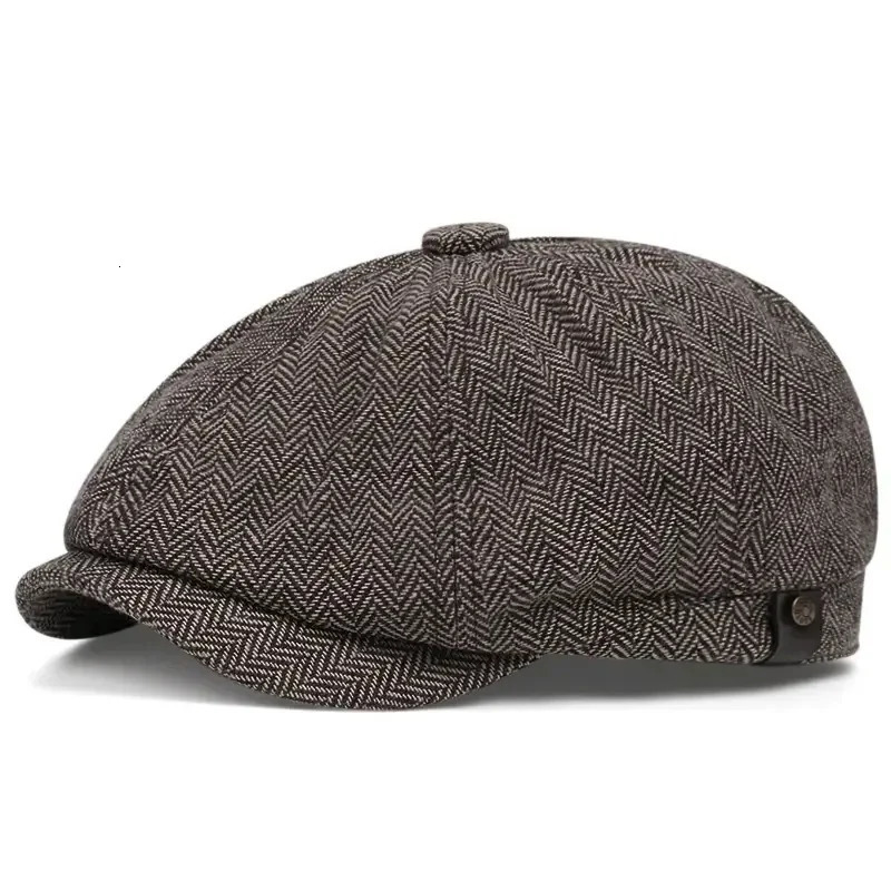 Men Casual y Blinders hat Spring Autumn Retro Beret Hats Wild Casual Hats Unisex Wild Octagonal Cap girl sboy English hat 250723