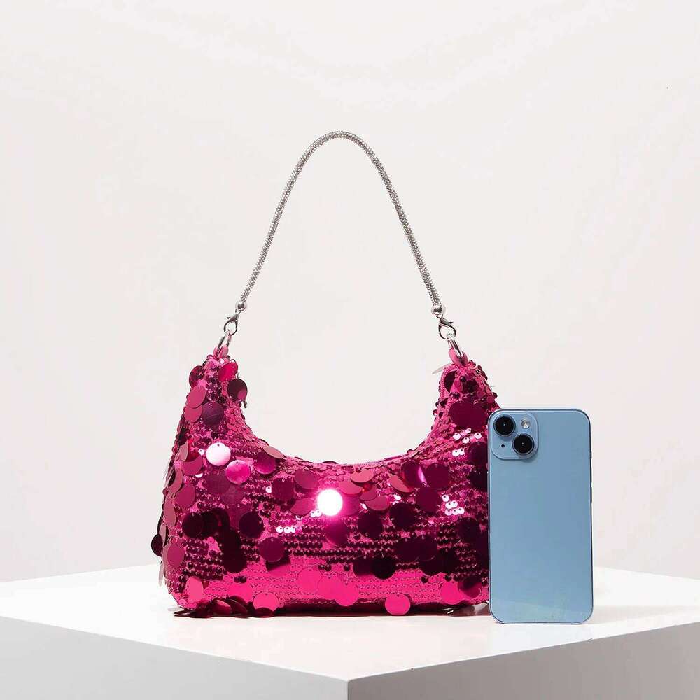 Sequin Concert Shoulder Bag, Football Dresses Women, for Women Elegant, Wedding Items, Party Bag (Random Pattern)