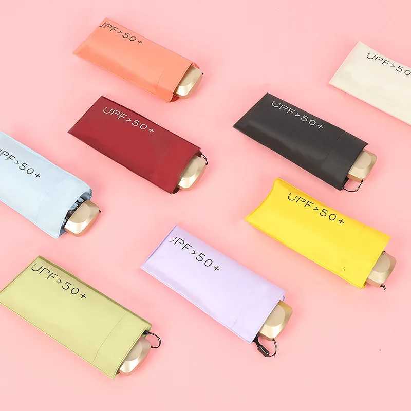 Mini Sun Rain Umbrella Pocket Umbrella Folding Umbrella UV Ultraviolet Protection Sun Shade Pocket Parasol Capsule R250724