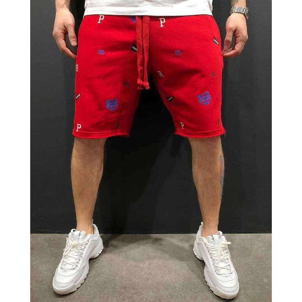 Summer New High Street Sports Fitness Shorts Loose Breathable Beggar Trendy Casual Pants for Men