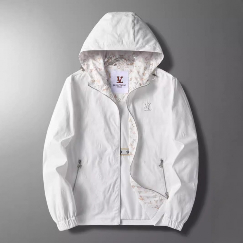 Hooded Jacket Fashionable casual jacket High end jacket cool and stylish embossed trendy brand men's top