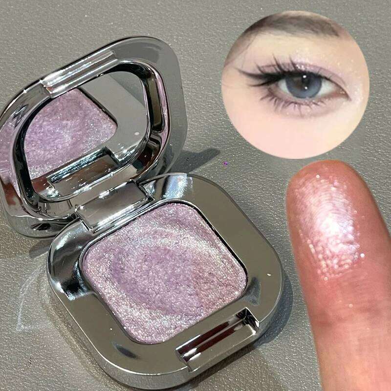 Square Dia Ice ple Pearlescent Eyeshadow Palette Makeup High Gloss Sparkling Shiny Single Eye Shadow Brightening Silkworm X250723 X25