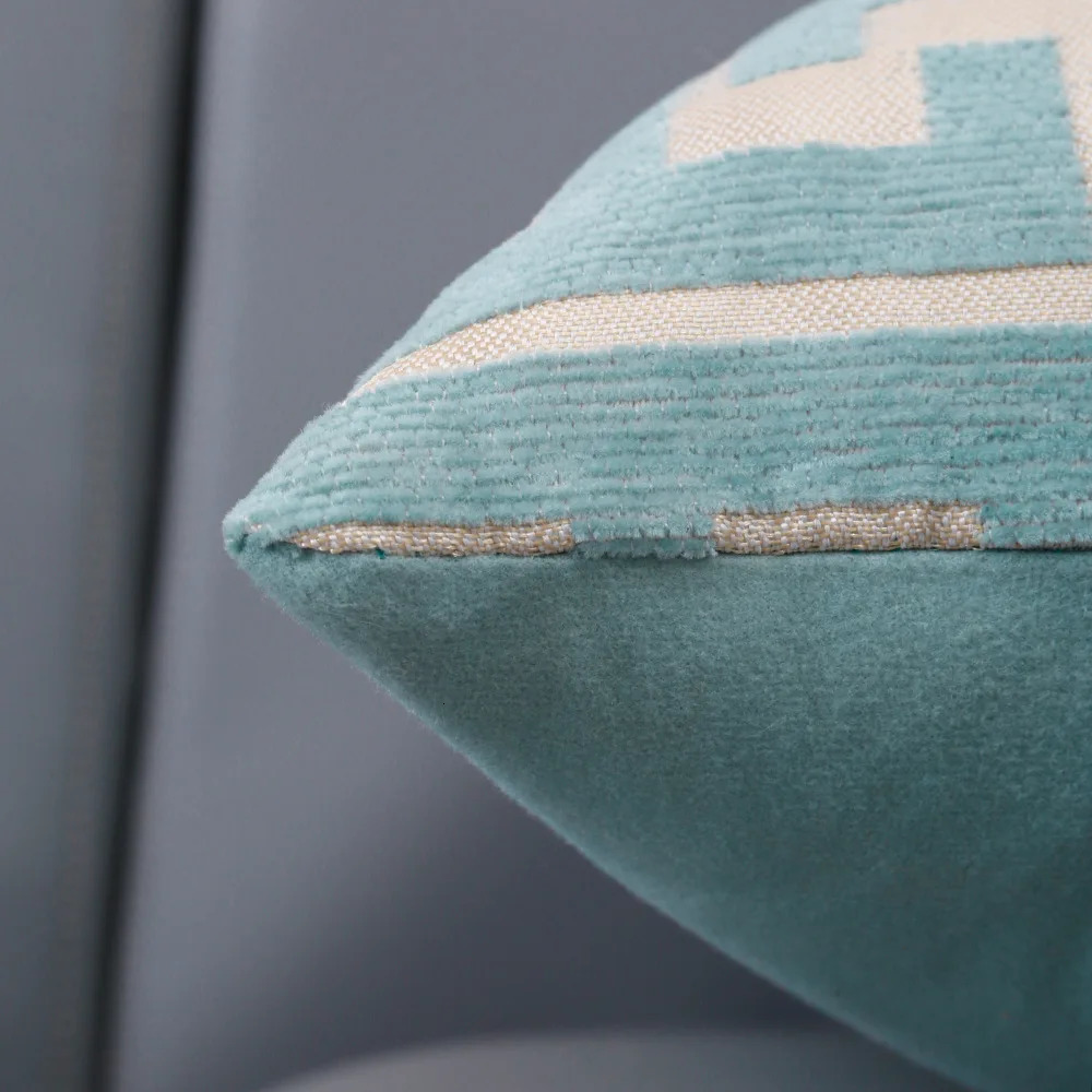 Luxury Jacquard Pillow case Geometric Patterned Sofa Lumbar Pillow Covers For Spring Summer Autumn And Winter Seasons 250724