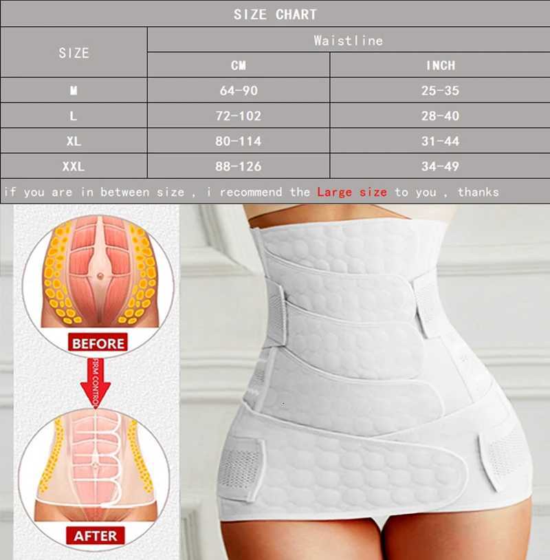 Postpartum Belt Recovery Bandage Pregnancy Belly Band Support Girdles Postnatal Waist Shapewear After Birth Body Shapers W250724