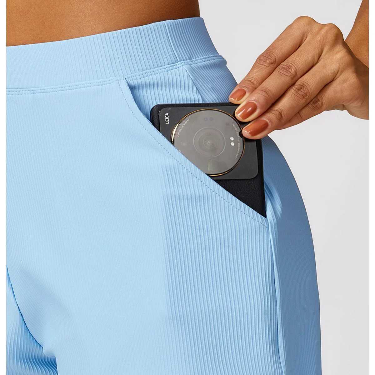 Sportswear Woman Gym Rib Loose Casual Sports Short Gym Woman Quick Drying Running Exercising Fitness Fitting Pocket Yoga Shorts XJ250724