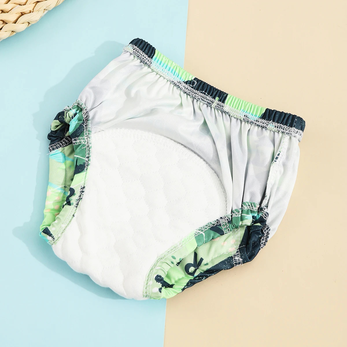 Baby Cotton Training Pants Panties Waterproof Cloth Diapers Reusable Toddler Nappies Underwear 250724