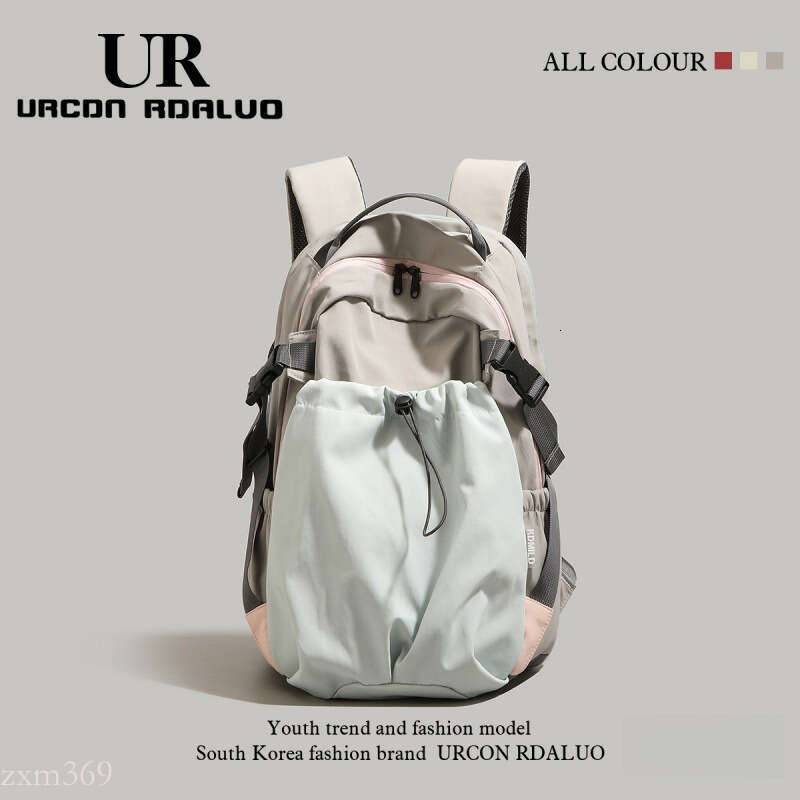 UR Nylon Fabric 2024 New Large Capacity Lightweight Backpack for Middle and High School Students Short Trip Travel