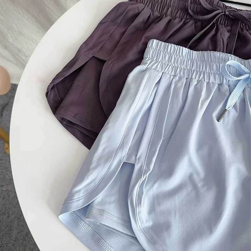 Yoga Sports Women Shorts High Waist Double Layered Quick-Dry Breathable Athletic Shorts for Outdoor Leisure Running Fitness Shorts XJ250724