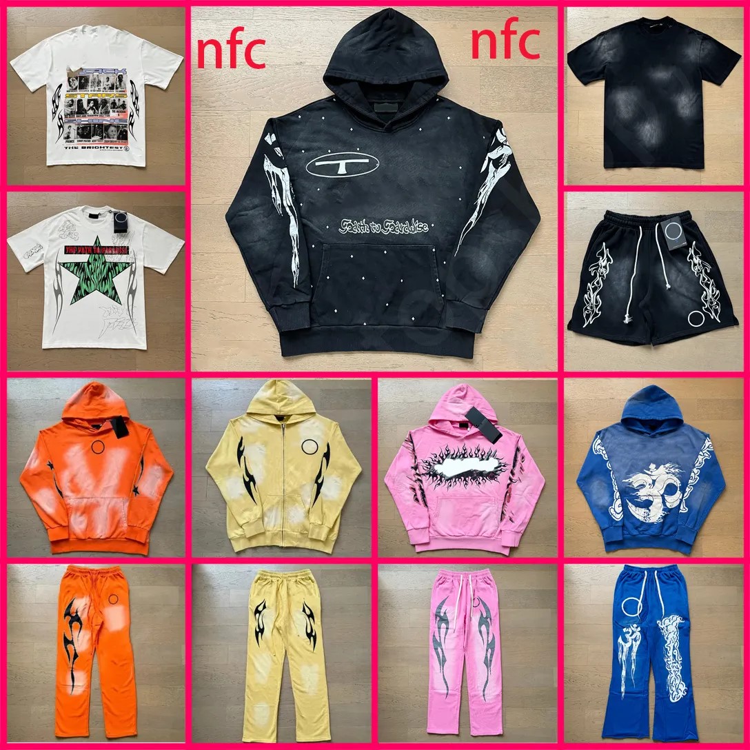 designer hooded hellst Hoodie Trend Fashion Hip Hop Street Hooded Sweatshirt Designers hoodie Long Sleeve Pullover Womens Washed Sweatpants US size s-xl Q