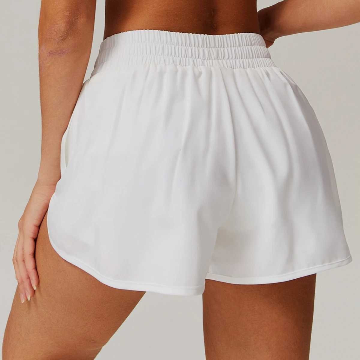 Chik-Dry Yoga Shorts Women Fitness Elastic Running Workout Short Leggings Running Gym Yoga Pants Sport Shorts Fitness Sportwear XJ250724