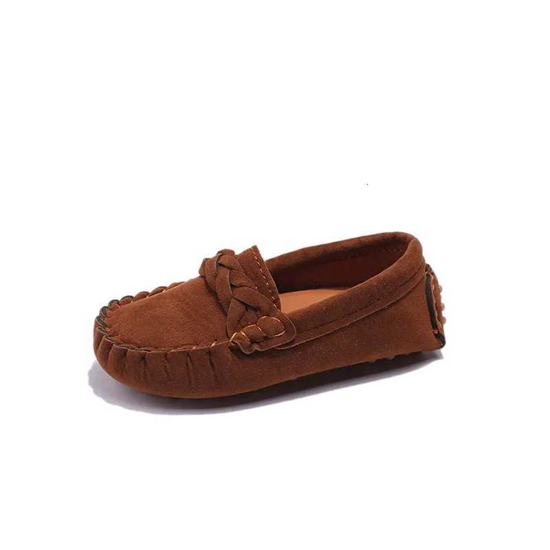 21-30 Size Kids Flats Spring Autumn Children Slip-on Shoes Boys Loafers Casual Shoes Girls Moccasins Soft PU Leather Shoes XJ250724