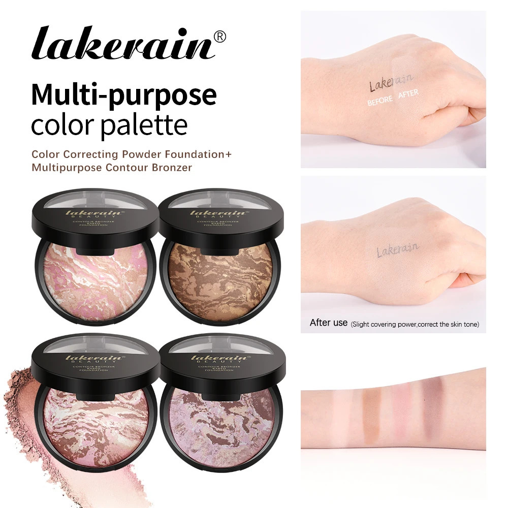 Matte Face Foundation Bronzer Pressed Powder Compact Long Lasting Oil Control Translucent Loose Setting Powder For Face Makeup 250716