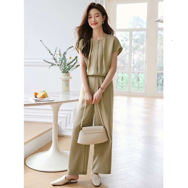 sxzy summer new simple design commuter vest for women stylish twopiece set