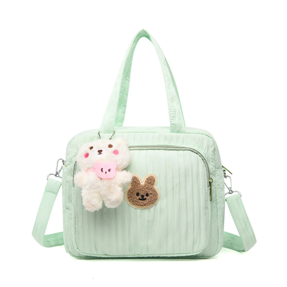 Mommy Stroller Nappy Bag Portable Cute Cartoon Multifunction Large Capacity Baby Diaper Bags with Pendant Nylon Mom Travel Tote 250724
