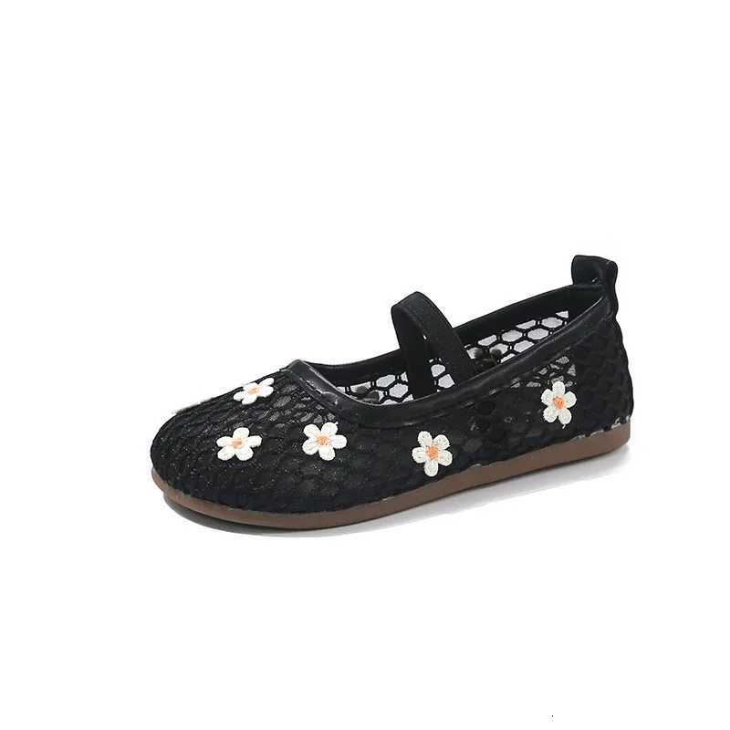 Girls PU Leather Shoes Flower Fashion Princess Shoes Soft Sole Anti Slip Elegant Mary Jane Childrens Casual Toddler Flat Shoes XJ250724