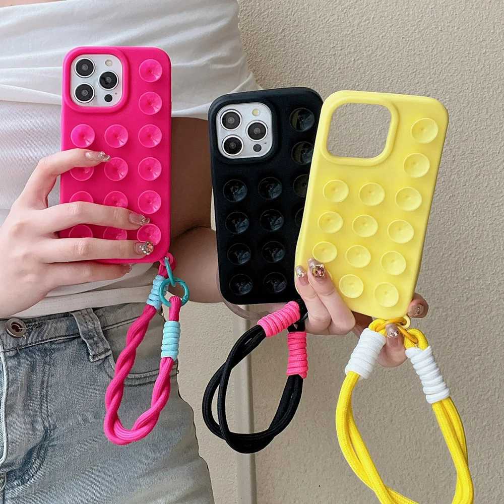 Phone Case For iPhone 16 15 14 Pro Max Plus 11 12 13 Pro 7 8 Plus XR X XS SE2 3D Suction Cup Shockproof Cover Z250723