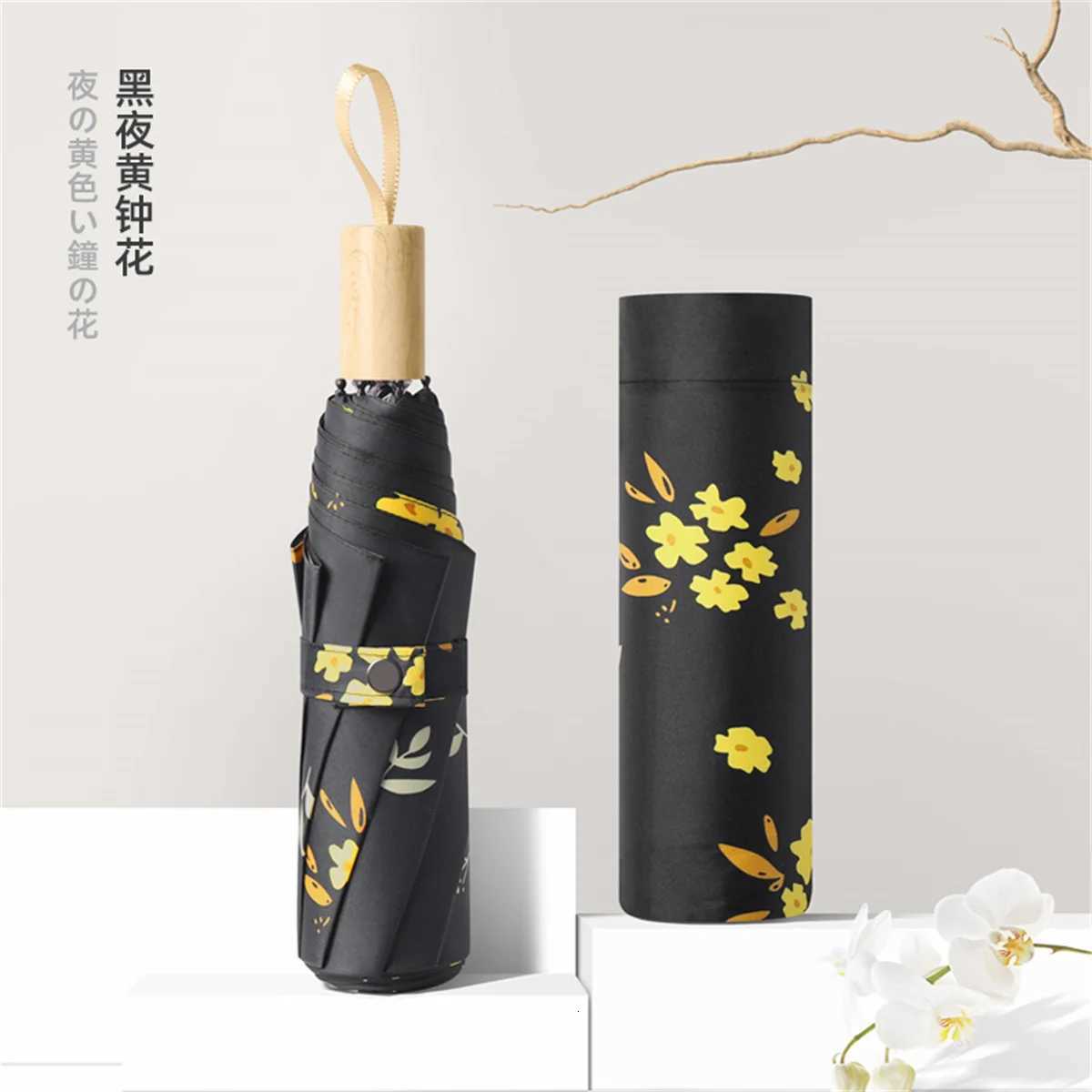 1 piece of personalized creative pattern windproof and rainproof sunny umbrella small fresh variety of pattern umbrella suitable. R250724