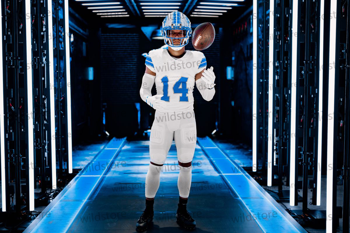 0 Gibbs Football Jersey Goff Hooker St. Brown Jackson Montgomery LaPorta Stuard Custom Jerseys Any Name Number