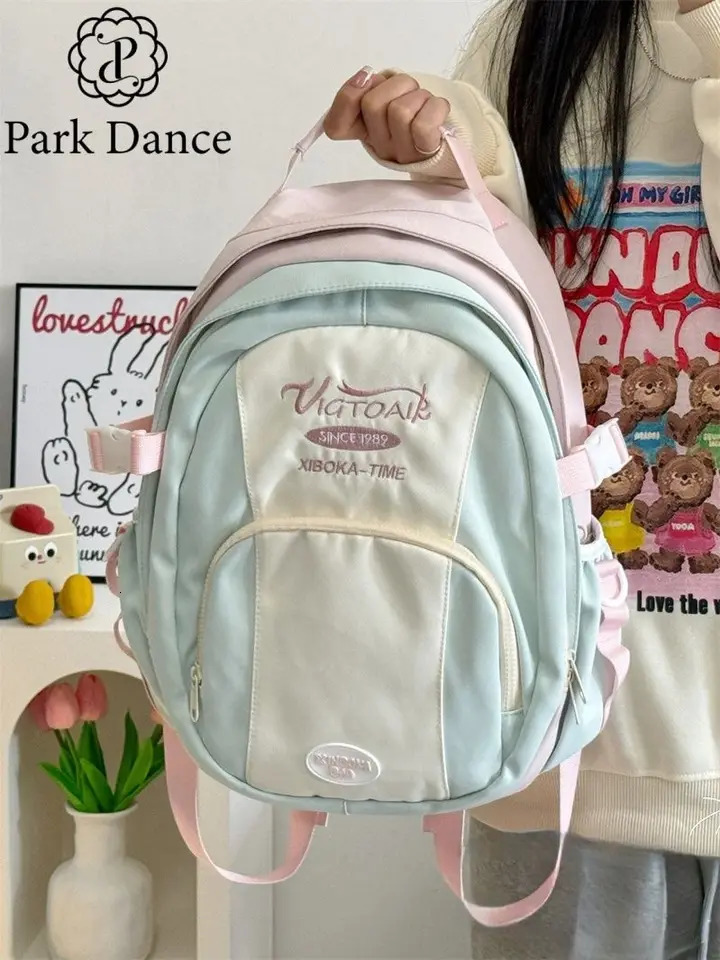 Japanese Backpack for Women Ins Large Capacity Teenage Student Campus Backpack Casual Travel Shoulder Bag Mochila Femenina 250723